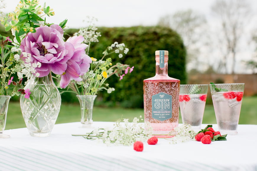 Hedgerow Rhubarb & Raspberry Gin, pink gin - Sloemotion Distillery